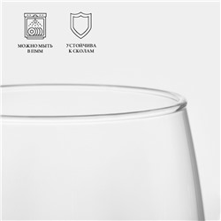 Пивные бокалы Luminarc RAINDROP, 350 мл, 16.5×7.5 см, набор 6 шт., стекло, прозрачные