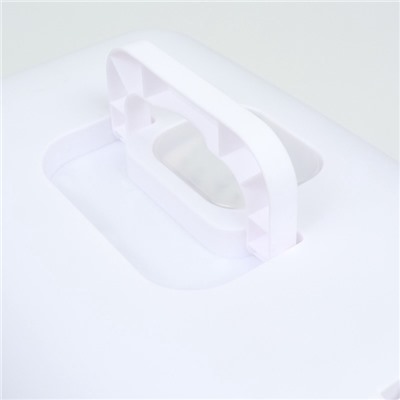 Туалет-домик, 35×50×35 см, пластик, белый, чёрный