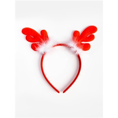 Набор для фотосессии «Крошка Я. Рождественский олененок»: юбка и ободок, красный, рост 68-92 см