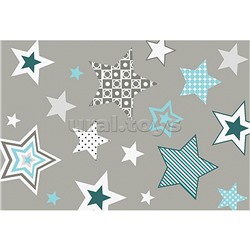 Ковер "Звезды" дет. 1х1,5 прямоугольный TPR (прорезиненный)