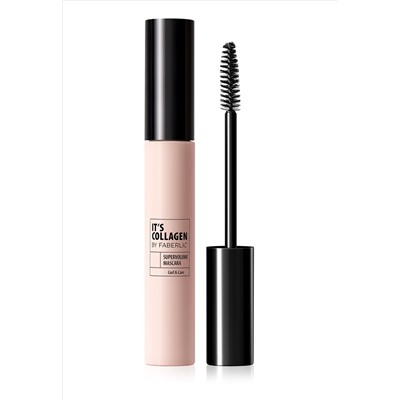 Тушь для укрепления ресниц с эффектом «кукольного» объема It’s Collagen, тон черный