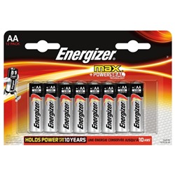 Батарейка ENERGIZER Industrial/MAX АА 1.5V/LR06 (8 шт.) (Щелочной элемент питания)