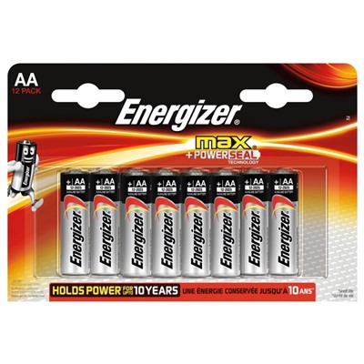Батарейка ENERGIZER Industrial/MAX АА 1.5V/LR06 (8 шт.) (Щелочной элемент питания)