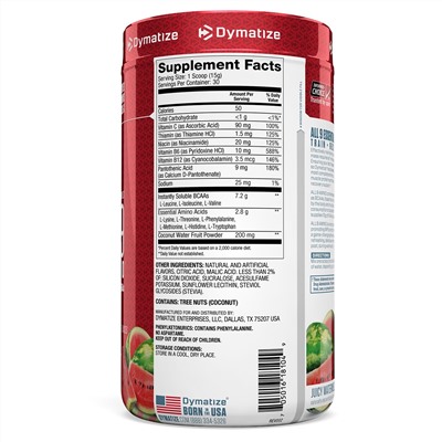 Dymatize Nutrition, All 9 Amino, сочный арбуз, 450 г (15,87 унции)