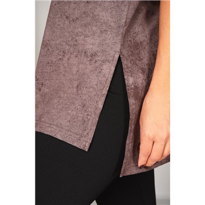 Женская удлиненная футболка с разрезами Happyfox