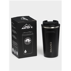 Термокружка Мастер К Original, 500 мл, сохраняет тепло 10 ч, нержавеющая сталь, пластик, чёрная