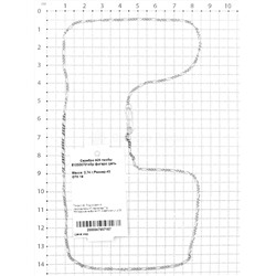Цепь из серебра родированная - Фигаро, 45 см 925 пробы 81050070145р фигаро