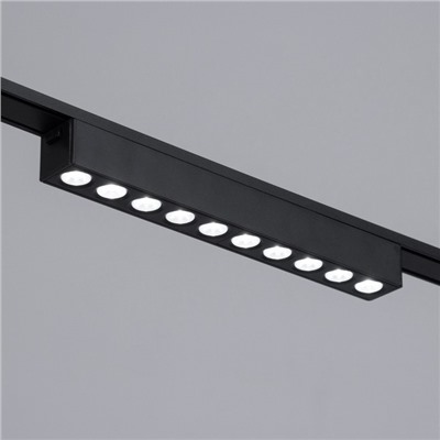 Светильник трековый ULTRA «Линза», светодиодный, 12 Вт, 48 В, 3000K-5700К, CRI90, 23×2.6×2.4 см, чёрный