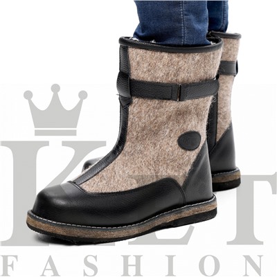 Сапоги мужские войлочные Буран, войлочная подошва