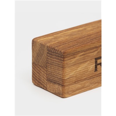 Табличка настольная деревянная Adelica «Зарезервировано/Reserved», 18×4×4 см, дуб