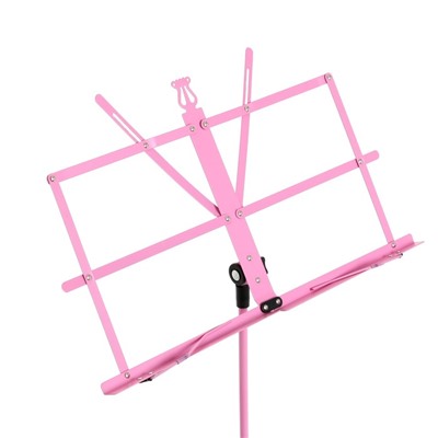 Пюпитр h=155 см, подставка для нот 50×28 см, розовый