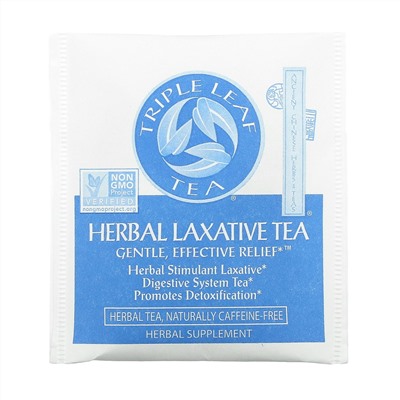 Triple Leaf Tea, Травяное слабительное, 20 чайных пакетиков по 36 г (1,27 унции)