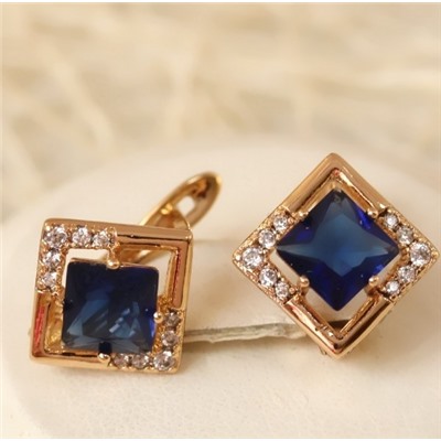 Серьги позолота H01-10051