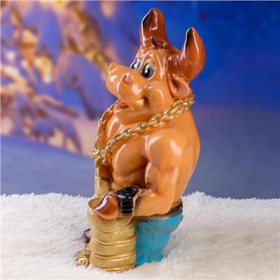 Копилка для денег «Бык качок»