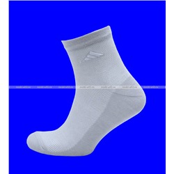 5 ПАР - ЮстаТекс носки мужские укороченные спортивные 1с19 сетка серые