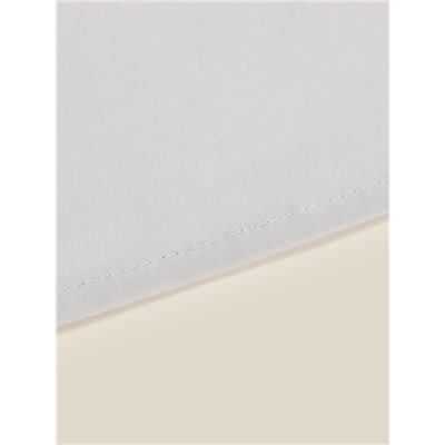 Простыня 1.5-спальная SL Home Percale 300ТС, 160×235 см, серая, хлопок 100%