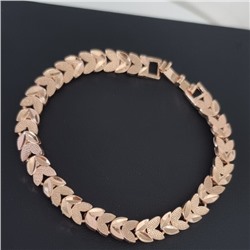 Браслет на руку ювелирной бижутерии коллекция "Дубай", покрытие позолота, арт.213.962