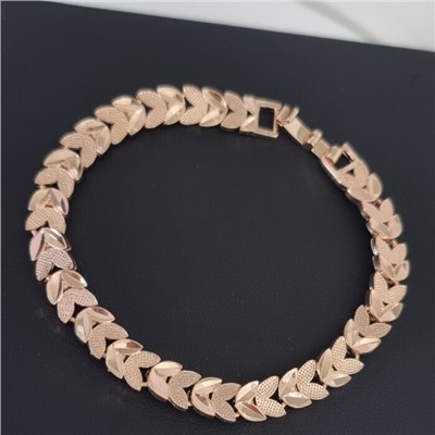 Браслет на руку ювелирной бижутерии коллекция "Дубай", покрытие позолота, арт.213.962