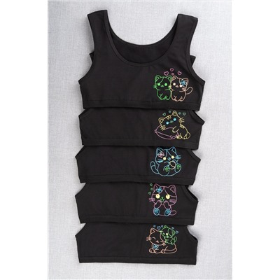 Майка-топ для девочки 5шт. Happyfox