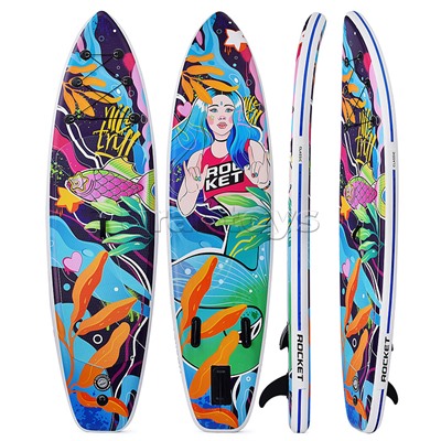 Надувная SUP-доска ROCKET (SUP-board 10,6ʺ 320*80*15 см)