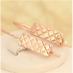 Серьги позолота  H01-12909