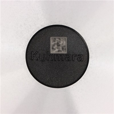 Сковорода KUKMARA «Традиция», d=24 см, стеклянная крышка, съёмная ручка, антипригарное покрытие, алюминий, чёрная