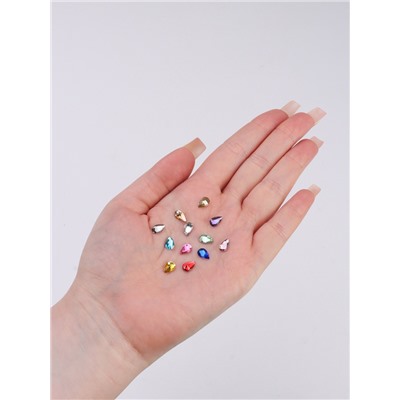 Фигурки для декора «Капля», объёмные, 12 ячеек, разноцветные