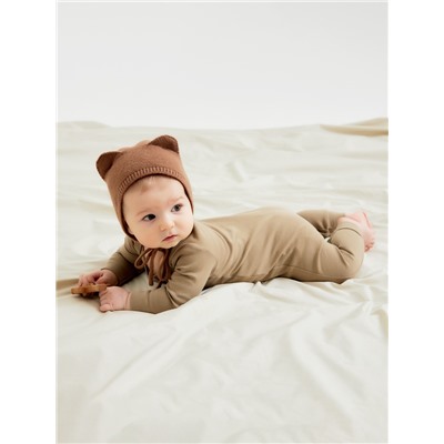 Комбинезон детский «Крошка Я» Baby Bear, рост 62-68, бежевый