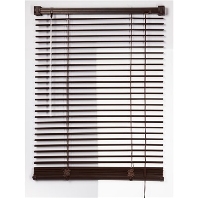 Жалюзи, пластик 50×160 см, цвет ореховый