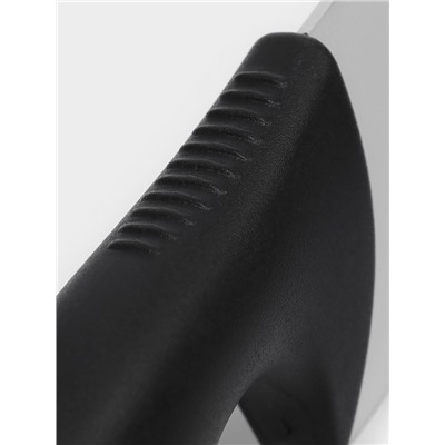 Нож кухонный шеф Sharp, лезвие 19.5 см, нержавеющая сталь, чёрная ручка