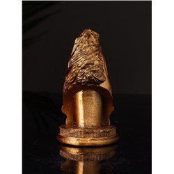 Фигурка гипс «Конь: шахматная фигура», 9×6 см, цвет бронза