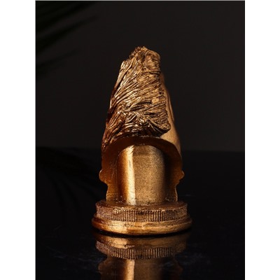 Фигурка гипс «Конь: шахматная фигура», 9×6 см, цвет бронза