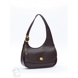 Сумка женская кожаная 1079M coffee Polina&Eiterou  в Новосибирске