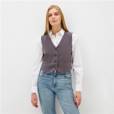 Жилет женский MIST: Classic Collection, размер 50, серый