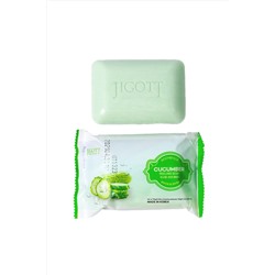 Jigott Мыло-скраб для лица и тела с экстрактом огурца / Cucumber Scrub Soap, 150 г KRISTALLER, 1111523