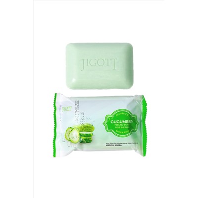 Jigott Мыло-скраб для лица и тела с экстрактом огурца / Cucumber Scrub Soap, 150 г KRISTALLER, 1111523