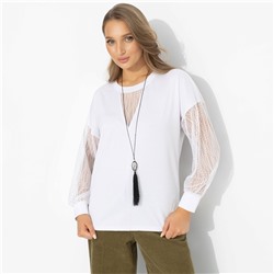 Футболка с длинным рукавом, Нет компромиссам (белая)