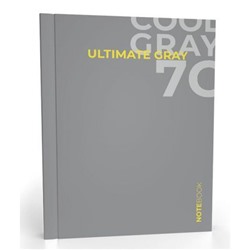 Записная книжка А4  80л клетка ЛАЙТ "Cool Grey" 11102 Academy style