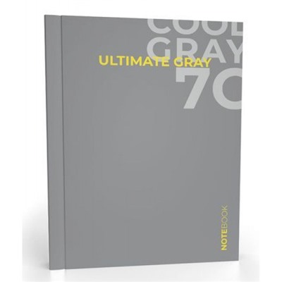 Записная книжка А4  80л клетка ЛАЙТ "Cool Grey" 11102 Academy style