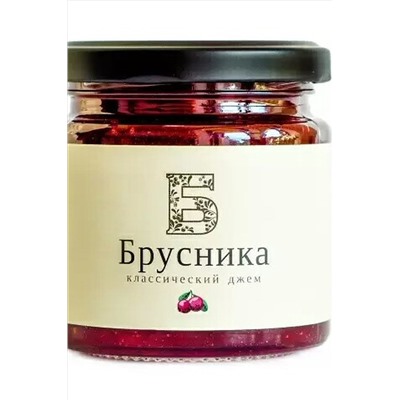 Джем Брусника классический 220г ЭКОПРОДУКТЫ, 1193756