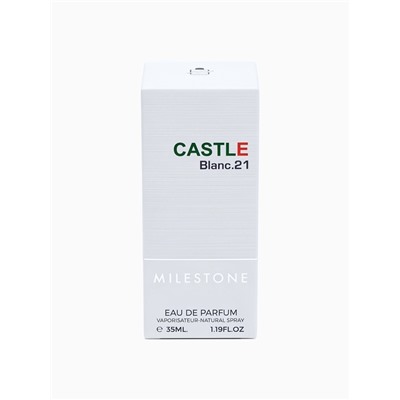 Парфюмерная вода мужская Milestone CASTLE BLANC.21, 35 мл (мотив Eau De Lacoste Blanc)