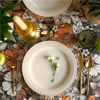 Скатерть Этель Meadow flower 145×180 см, 100% хлопок, саржа 190 г/м²