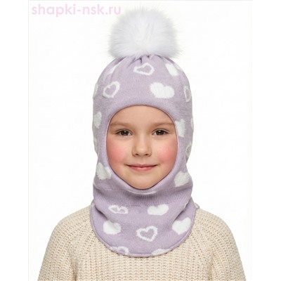 12635/2 MGT Шлем для девочки флис (50-52)