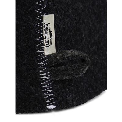 Шапка для бани и сауны «Колокольчик», полиэфир 70%, шерсть 30%, серая, «Добропаровъ»