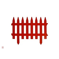 Забор декоративный № 1 (терракот)