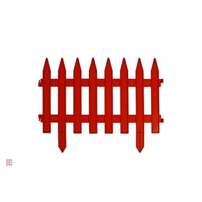 Забор декоративный № 1 (терракот)