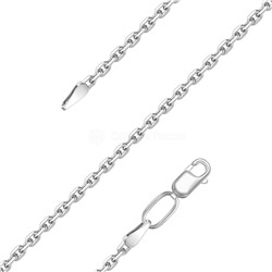 Цепь из серебра родированная - Якорь, 65 см 81060141465 Якорь