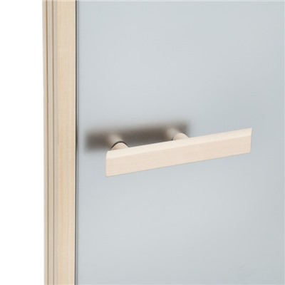 Дверь для бани и сауны «Графит», 190×70 см, стеклянная