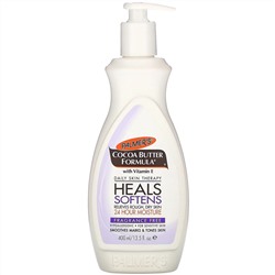 Palmer's, Cocoa Butter Formula, лосьон с маслом какао и витамином Е, ежедневное средство для кожи, без отдушки, 400 мл (13,5 жидк. унции)