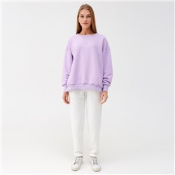 Костюм женский (свитшот, брюки) MINAKU: Casual Collection, сиреневый, размер 42